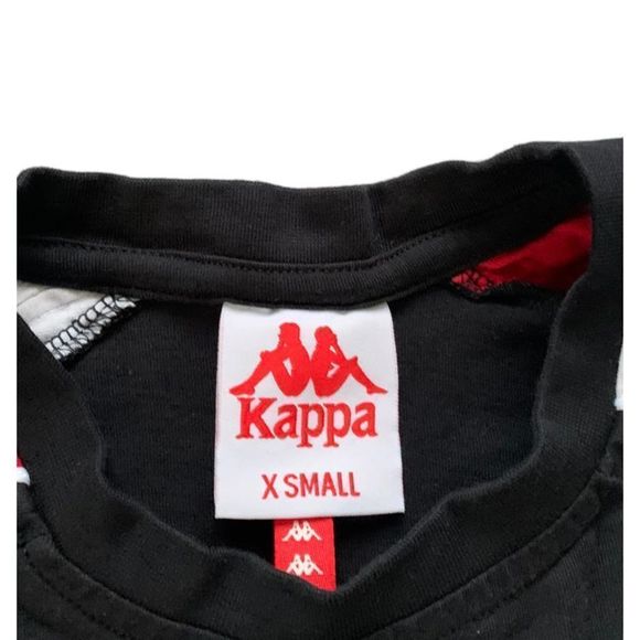 Kappa Logo Black Short Sleeve T Shirt - Picture 4 of 4